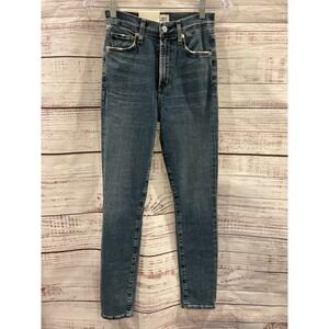 Citizens of Humanity Olivia High Rise Slim Jeans 1926B-372 Blue Size 24 NEW #2
